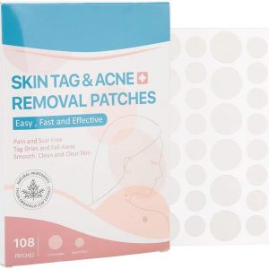 108 Pieces/Carton Skin Tag Removal Patch, Skin Tag Remover Birthmark Removal, Wart Removal Sticker For Face Finger Arm Leg For Face And Care