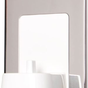 Wall Mounted Electric Toothbrush Charger, Polished Chrome Finish, Replaces Shaver Socket