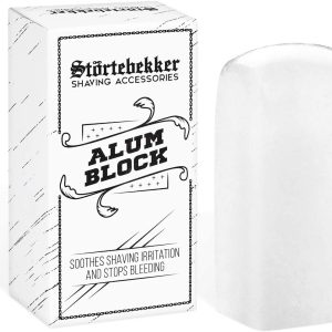 Störtebekker® Alum Block | Aftershave Blood Stopper – Soothes The Skin After Shaving with Safety Razor/Straight Razor – has an Antiseptic Effect – Potassium Alum Stone
